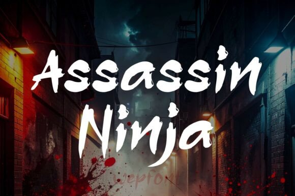 Assasin Ninja: The Dynamic Display Typeface for High-Impact Campaigns