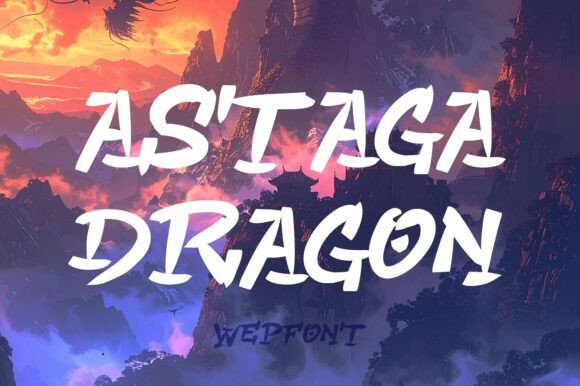 Astaga Dragon: The Ultimate Fantasy Display Font