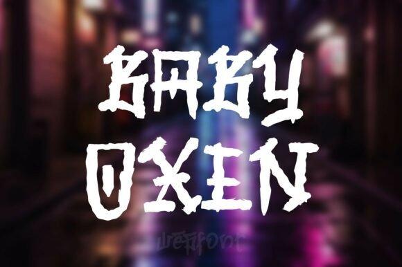 Baby Oxen: The Bold Typeface for Distinctive Brand Identity