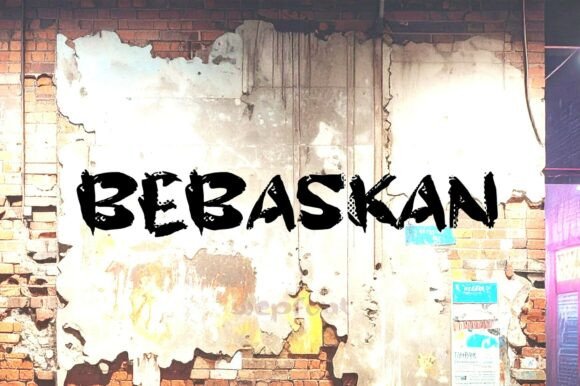 Bebaskan: The Bold Display Font for Urban Brand Identity