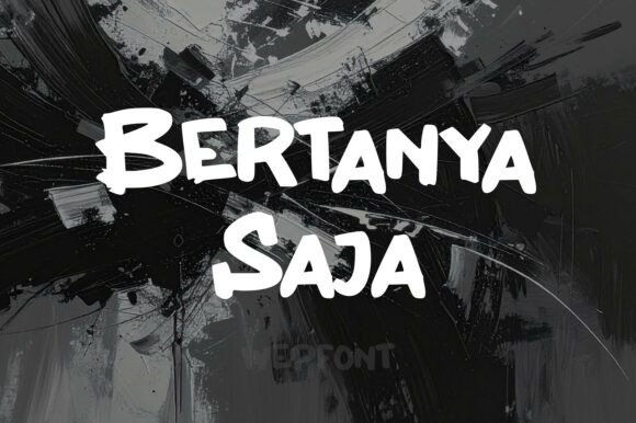 Bertanya Saja Display Font for Bold Branding