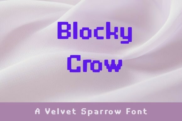 Blocky Crow: A Playful Display Font for Bold Digital Campaigns
