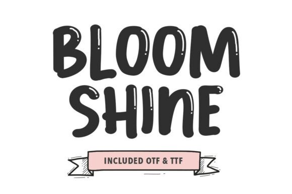 Bloom Shine: A Bold Display Font for Modern Branding