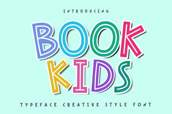 Book Kids: A Luxurious Display Font for High-End Branding