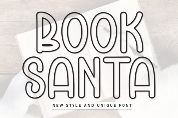 Book Santa: The Whimsical Display Font for Small Business Branding