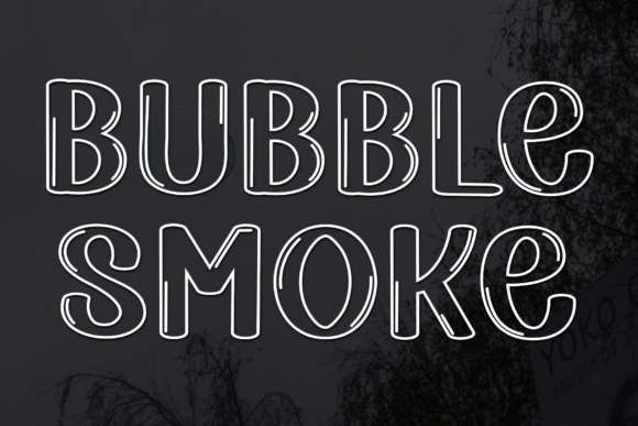Bubble Smoke: A Festive Display Typeface for Holiday Branding
