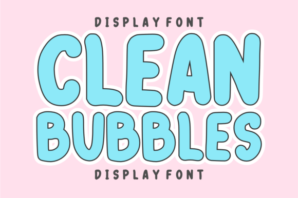 Clean Bubbles: A Modern Display Font for Engaging Editorial Design