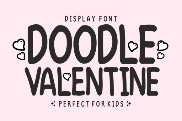 Doodle Valentine: A Sweet Handwritten Heart Font for Editorial Design