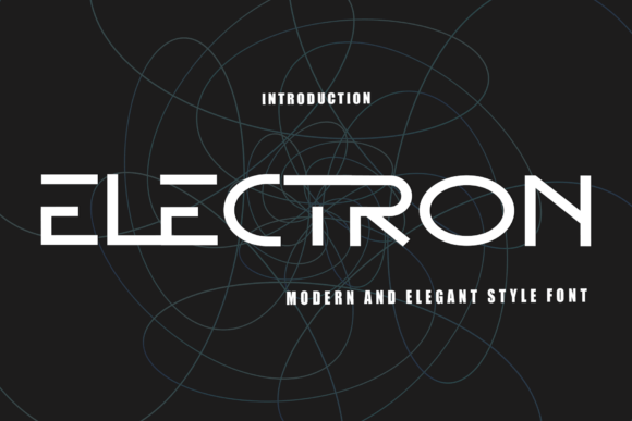 Electron Font for Festive Web Design