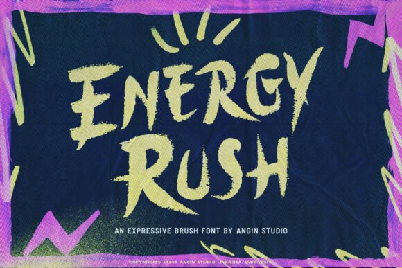 Energy Rush Font for a Stronger Brand Identity