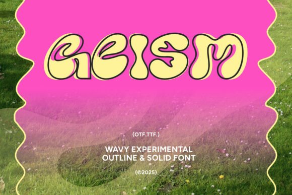 Geism: The Retro Display Font for Modern Editorial Design