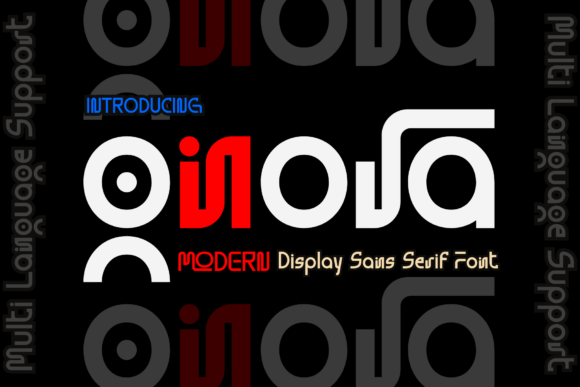 Gnora: A Playful Display Font for Handmade Creations