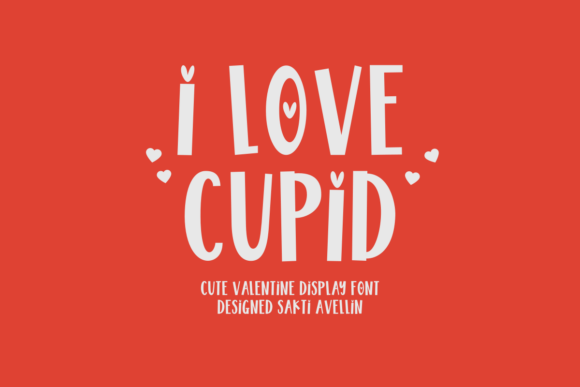 I Love Cupid Display Font for Heartfelt Branding