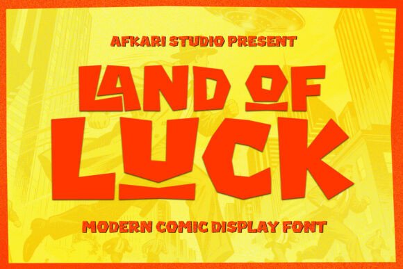 Land of Luck Font for Bold Campaign Designs