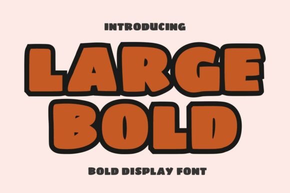 Large Bold: The Premium Display Typeface for Scroll-Stopping Visuals