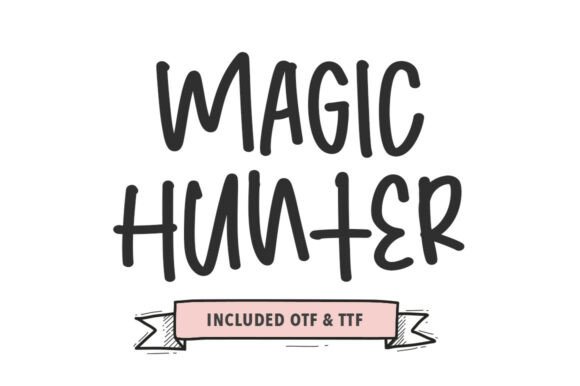 Magic Hunter: A Bold Typeface for Editorial Adventures