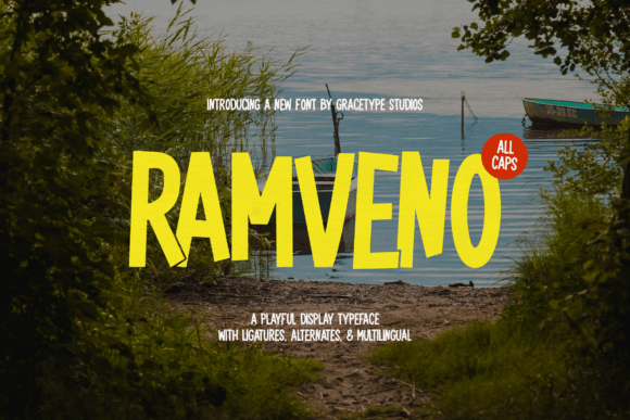 Ramveno: A Dynamic Display Font for Bold Branding