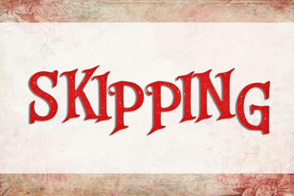 Skipping: A Versatile Display Typeface for Bold Branding