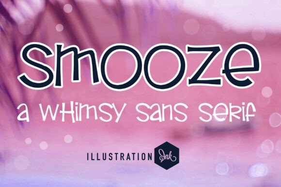Smooze: A Whimsical Display Font for Creative Makers